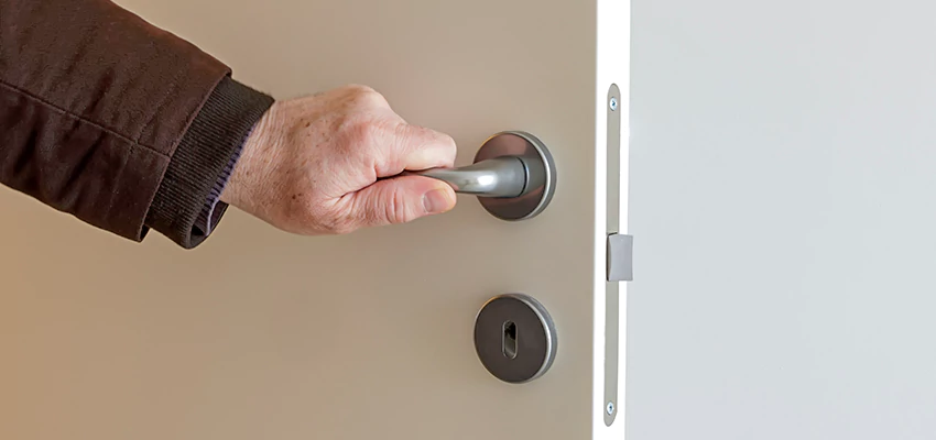 Restroom Locks Privacy Bolt Installation in Dixon, California